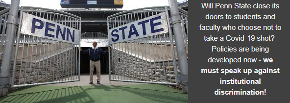 Tell Penn State: Do Not Mandate Covid-19 Shots