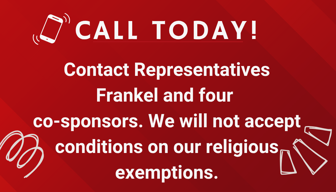 PA Alert for Immediate Action: Tell Five Legislators PA Rejects Limits on Religious Exemptions