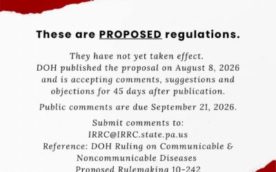 Pennsylvania Is Rewriting Its Disease-Control Regulations: Why Every Pennsylvanian Should Pay Attention